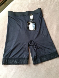 RAGO BBW size 7X/44 Black High Waisted Biker Short Shaper  Style 518 NWT - Picture 1 of 5