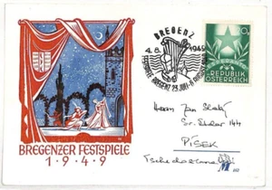 Austria ESPERANTO CONGRESS Stamp 1949 Issue Illustrated Postcard K115 - Picture 1 of 6