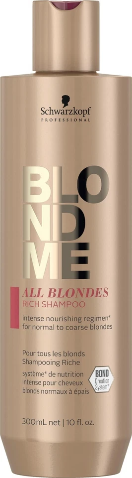Schwarzkopf BlondMe All Blondes Rich Shampoo - Normal to Coarse Blondes, 10 oz - Image 1 of 1