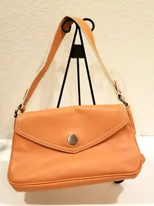 Vintage Via Spiga handbag Burnt orange Genuine Leather Bag - Picture 1 of 10