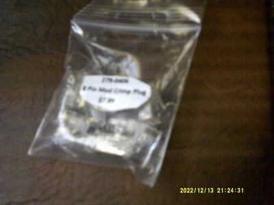 10 Pin Mod Crimp Plug 279-0406 - Image 1 of 2
