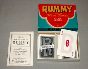 1942 Full Rummy Card Game and Other Games By Parker Brothers - Picture 1 of 1