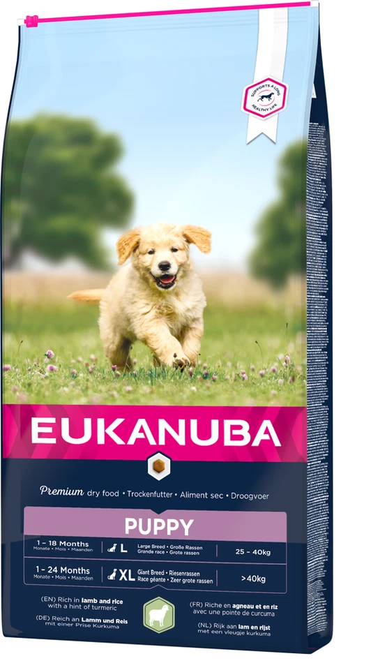 EUKANUBA Puppy&Junior Lamb&Rice Large Breeds 12kg - Bild 1 von 4