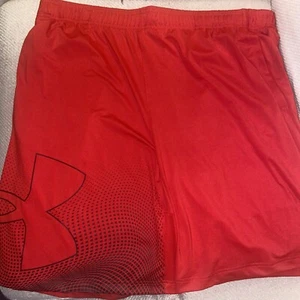 Mens Under Armour UA Raid 2.0 Graphic Shorts Red & Black - XXL 2XL - NWT - Picture 1 of 6