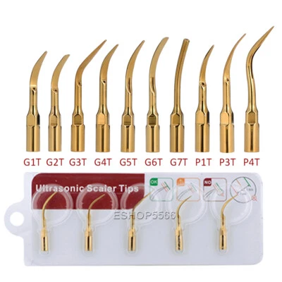G1T G3T P1T P3T 5/PACK EMS Woodpecker Dental Ultrasonic Scalers Handpiece Tips - Image 1 of 4