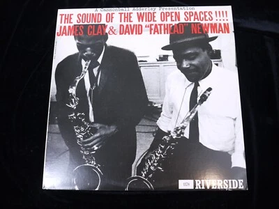 JAMES CLAY DAVID NEWMAN SOUND OF THE WIDE OPEN SPACES RIVERSIDE OJC VINYL 1986 - Image 1 of 4