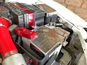 MITSUBISHI EVO 4,5,6,7,8,9, CUBIERTA DE BATERÍA PULIDA, CUBIERTA DE BATERÍA MITSUBISHI - Imagen 1 de 12