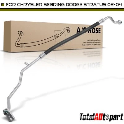 New A/C Suction Line for Chrysler Sebring 2002 2003 2004 Dodge Stratus 2.7L 3.0L - Image 1 of 4