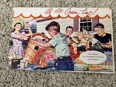 Vintage Proctor-Silex Ice Cream Maker Instructions Recipe Manual Only 60's MCM - Image 1 of 4