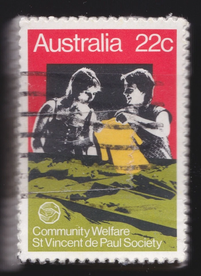 LOTE A GRANEL: Australia 1980 22c Bienestar Comunitario San Vicente Paquete x 100 Aprox Foto 1 de 1