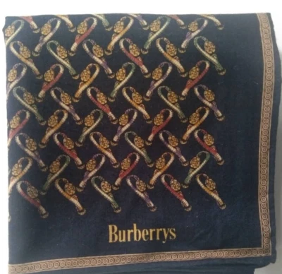 PAÑUELO USADO VINTAGE ALGODÓN BANDANA ARTE CLÁSICO BUFANDA 18" Foto 1 de 2