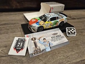Kyle Busch 2022 Bristol Dirt Win 1:24 FINAL JGR WIN M&M Lionel Toyota NASCAR - Picture 1 of 7