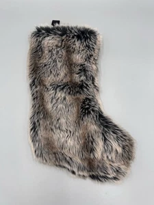 Toms Toy International Faux Fur Christmas Stocking 18” Long - Picture 1 of 5
