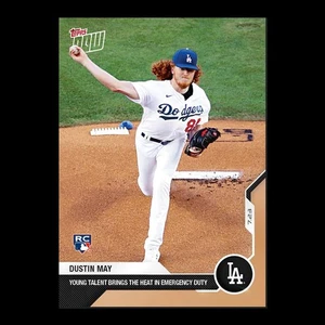 Dustin May - 2020 MLB Topps Now Card 5 - Print Run: 1.395 Los Angeles Dodgers - Bild 1 von 2