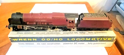 Rare Wrenn W2242 4-6-2 City Of Liverpool LMS Maroon No.6247 Loco Locomotive Box - Image 1 of 4