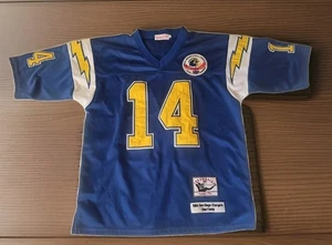 Authentic Mitchell & Ness 1984 San Diego Chargers Dan Fouts Jersey Sz 52 Made US - Picture 1 of 8