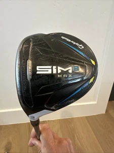 TaylorMade SIM2 Max 3 Fairway Wood Left Hand 15* Broken Shaft With Head Cover - Picture 1 of 4