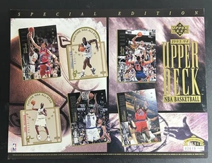 1993 8.5 X 11 CARD CHRIS WEBBER RC, SHAQUILLE O'NEAL NUMBERED /16,000 RARE! - Imagen 1 de 3