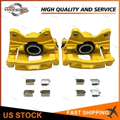 Rear Disc Brake Calipers w/Bracket for 2008-17 Dodge Nitro Jeep Liberty Wrangler - Imagem 1 de 4