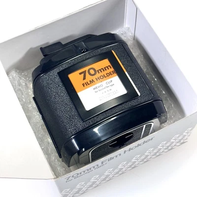 Soporte de película Mamiya 70 mm para RB67 con manual en caja, bote Kodak incluido Foto 1 de 4
