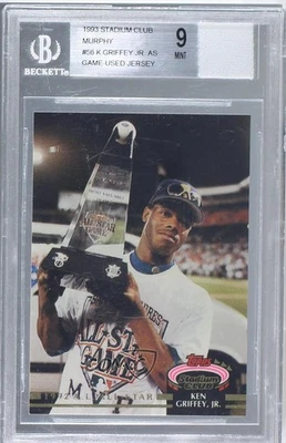 1992-93 Topps Stadium Club Jack Murphy Box Set Ken Griffey Jr #56 BGS 9 MINT HOF - Image 1 of 2