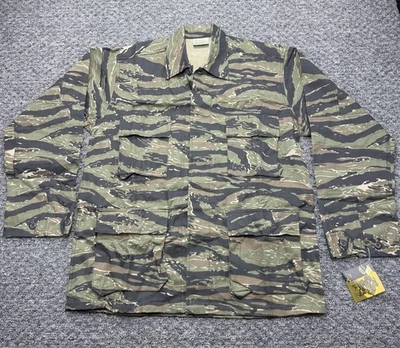 Rothco BDU Shirt Mens Medium Tiger Stripe Camo Ultra Force Pocket Military - Image 1 of 4