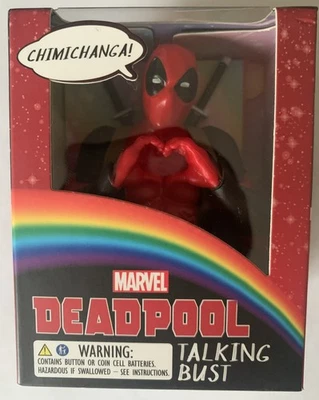 DEADPOOL New 2024 TALKING BUST & MINI COMIC BOOK SET Running Press NEW - Image 1 of 4