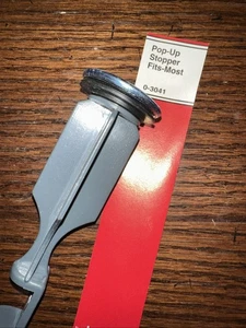 Lasco  0-3042 Pop-Up Stopper Fits Most Lavatory Drains Universal Chrome Top - Picture 1 of 6