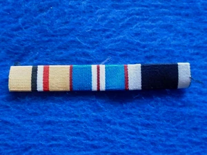 IRAQ WAR, GOLDEN JUBILEE, ROYAL NAVY LSGC MEDAL RIBBON BAR - Picture 1 of 2