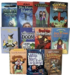 Lot of 10 Kids Halloween Mixed PB Chapter Books School Home Library - GREAT 🎃 - Picture 1 of 5