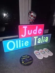 Custom Name LED Light-boxes - Picture 1 of 9