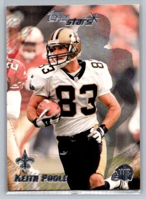 2000 Topps Stars #114 Keith Poole New Orleans Saints Football Card - Image 1 of 2