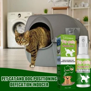 Pet Toilet Training Spray Inducer Dog Poops Cat Pee Positioning D6V7 D4P6 - Picture 1 of 14