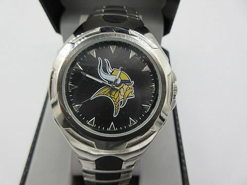 Minnesota Vikings watch Game Time NFL  Men's New Cover