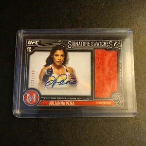 #124/149 Julianna Pena Gear Auto Used Relic Autograph Card 2016 Topps UFC Museum