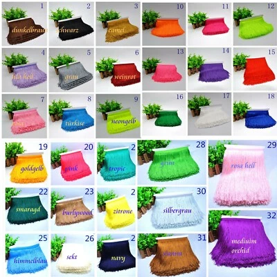 1 Meter Fransenband Fransen 15 cm Fransenband  Kleiderfransen clothes frings - Bild 1 von 4