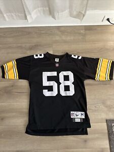 JACK LAMBERT #58 Pittsburgh Steelers Throwback NFL Reebok Sewn Jersey