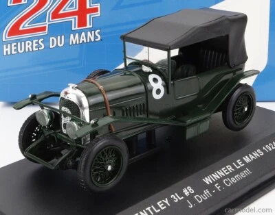 IXO 1/43 BENTLEY 3L #8 WINNER 1ST LE MANS 1924 JOHN DUFF & FRANK CLEMENT LM1924 — 第 1/2 张图片