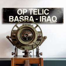 Operation Telic Basra Iraq 40cm Sign UK Military Troops Wall Plaque Sign