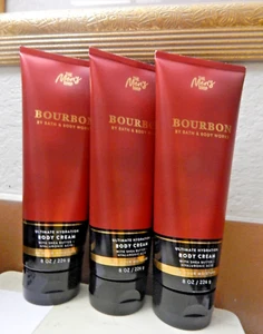 3er Set Bath & Body Works Bourbon Mens Collection Ultra Shea Körpercreme - Bild 1 von 3