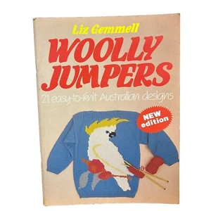 Woolly Jumpers 21 Easy To Knit Australian Designs Liz Gemmell - Picture 1 of 24