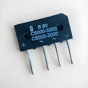 Ponte Raddrizzatore Monofase B80C5000-3300A 160V 5A THT Nuovo - Picture 1 of 1