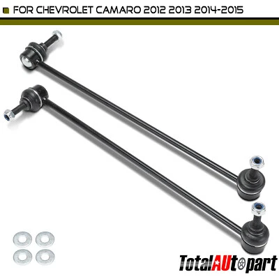 Barra estabilizadora delantera izquierda y derecha 2 piezas para Chevrolet Camaro 2012 2013 2014 2015 Foto 1 de 4