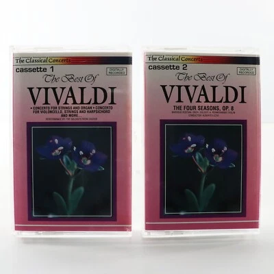 The Best of Vivaldi, Concerto for Strings (2 Cassette Tape Set, Madacy) TESTED - Image 1 of 4