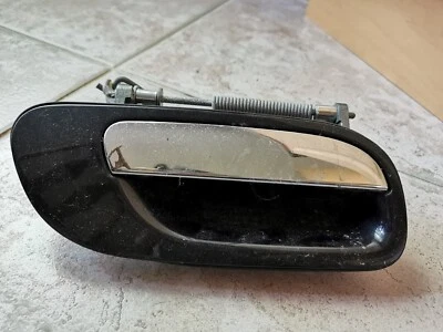 VOLVO S80 V70 S60 1999-2009 pasajero trasero derecho manija de puerta negra Foto 1 de 4