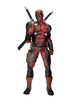 Figura réplica de espuma tamaño real NECA Marvel Classics Comics Deadpool escala 1:1 nueva en caja Foto 1 de 4
