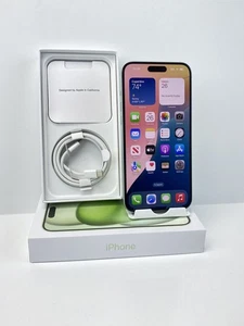 Apple iPhone 15 Plus A2847 128 GB Verde! ¡Dispositivo desbloqueado! ¡Estado intacto! - Imagen 1 de 8