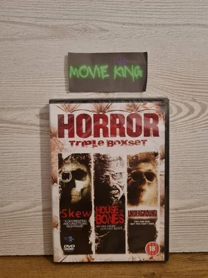 Horror Triple Boxset - Skew / House Of Bones / Underground (DVD) [NEW] [R2] [UK] - Image 1 of 4