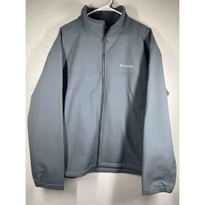 Columbia Mt. Village Jacket Men's Size XXL Gray Wind & Water Resistant EUC - Image 1 of 4