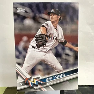 Jeff Locke #US220 Topps MLB Baseball 2017 Miami Marlins - Picture 1 of 2